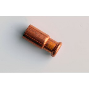 Copper press-fit gas fitting reducer